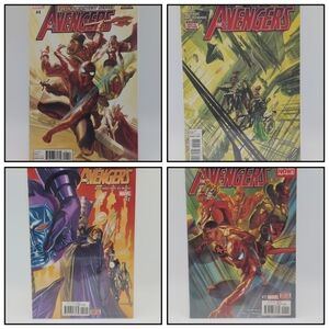 Marvel Avengers Set Of 4 Comic Collection 1,2,3,4